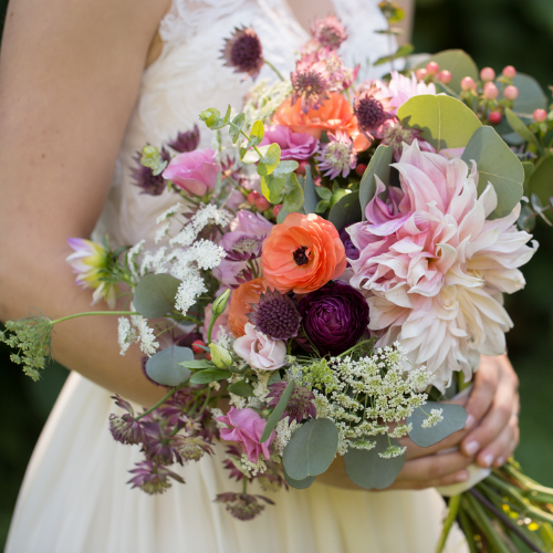 Wedding Floral by Camrose Hill Flower Studio Farm